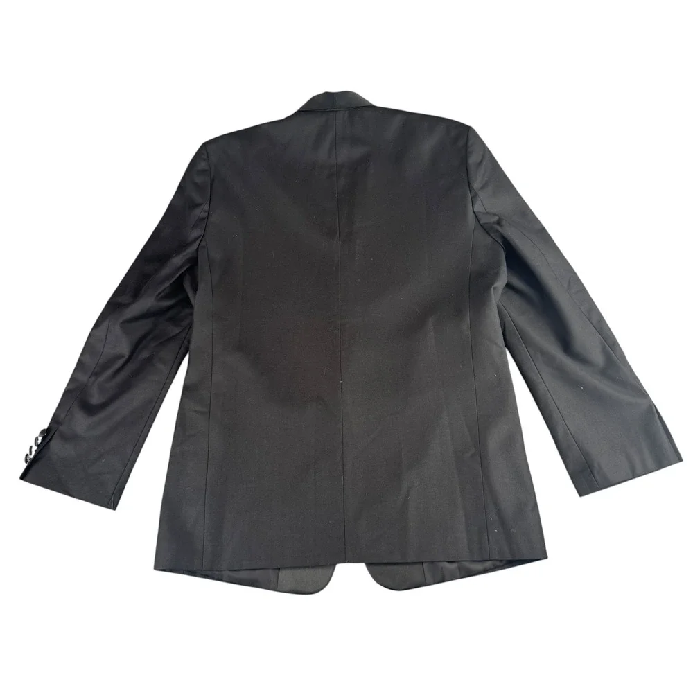 Calvin Klein Boys Black Tuxedo Jacket Shawl Lapel Husky Size 20 CTFDE228 NWT